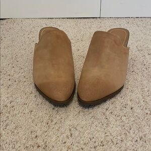 Tan Women's Slip-On Mules